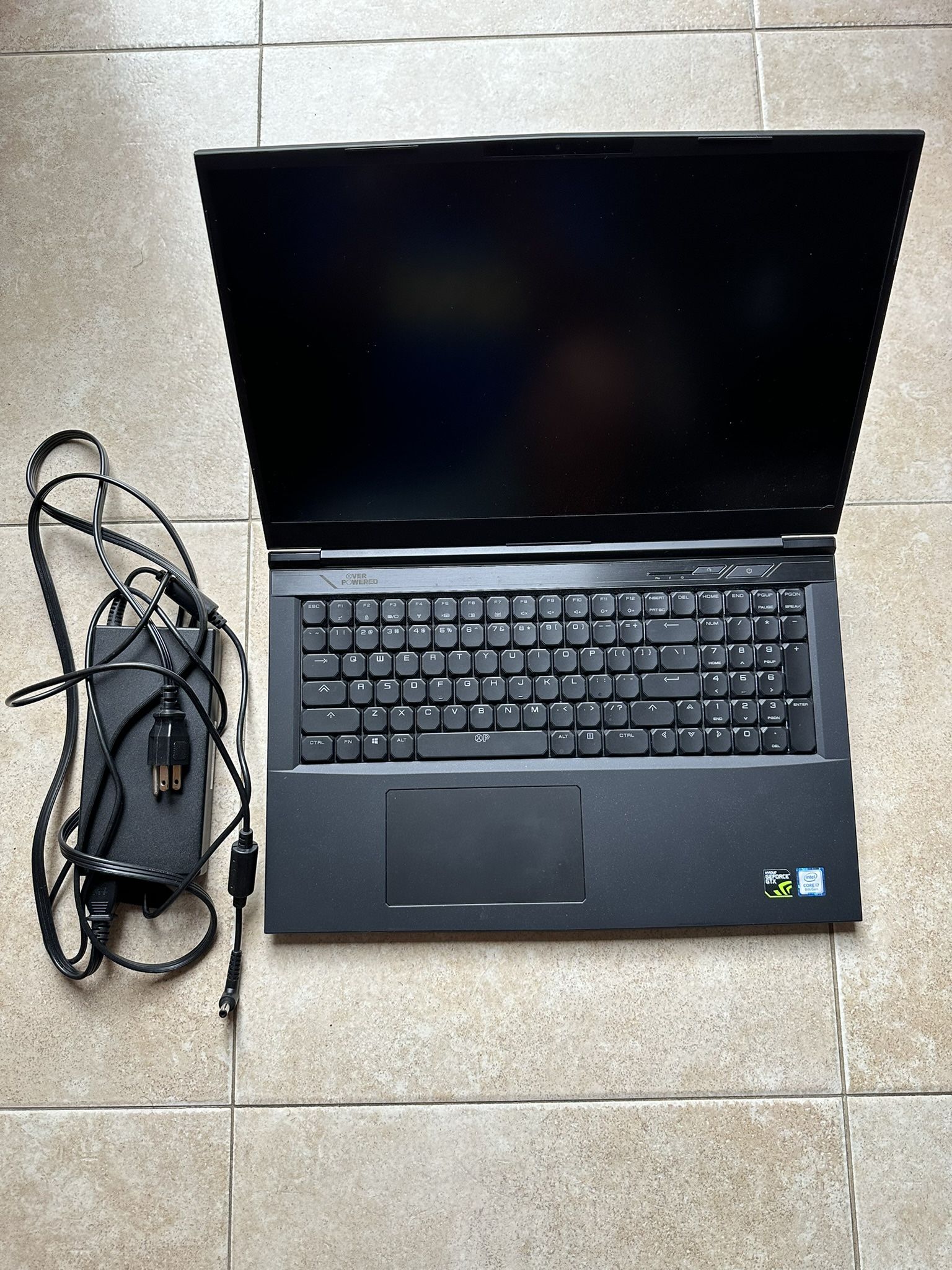 Overpowered Laptop 17 For Parts (no SSD, no Power)