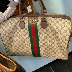 Gucci Duffel Bag, Almost New!