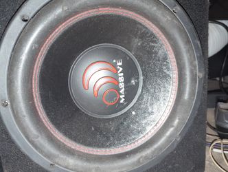 Massive Audio GTX 124 12" Subwoofer — 700W RMS