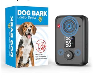 Anti Barking Device for Dogs,50FT Effective Range bark Deterrent Device,3 Modes Rechargeable,Fit All Breeds&Size Dog Black