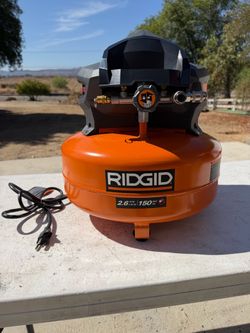 Ridgid 6 gallon 150 Psi air compressor