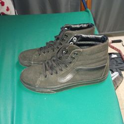 Black Van's Size ..Men's 7 1/2  Women's 9.0