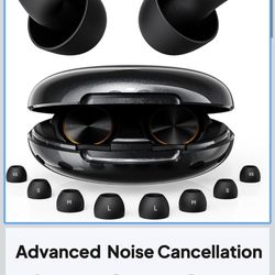 Ear Plugs for Sleeping Noise Cancelling, Reusable Silicone Ear Plugs for Sleeping with 8 Eartips and Case, 45dB Noise Reduction, High-Fidelity Hearing