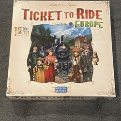 Ticket to Ride Europe 15th Anniversary edition 