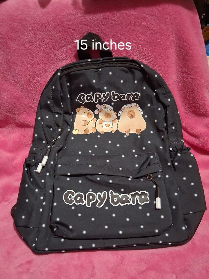 Capybara 15 Inch Backpack