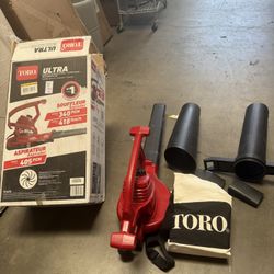 Toro Ultra Blower 340-CFM 260-MPH Corded Electric Handheld Leaf Blower