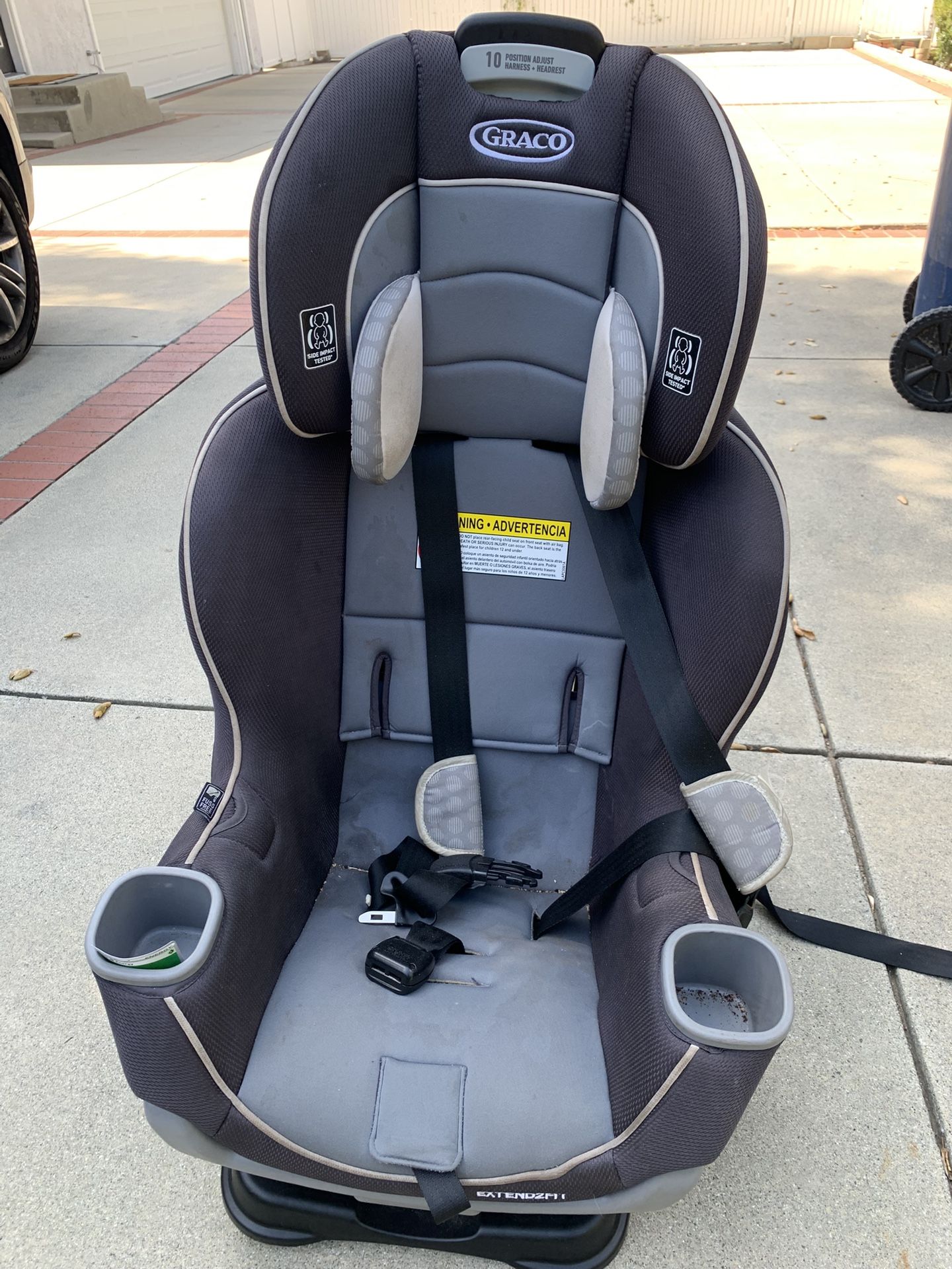 Graco® Extend2Fit Convertible Car Seat, Spire, Safe and Comfortable Ride Designed for Growing Children
