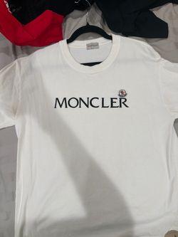 Moncler White Logo T-Shirt