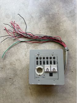 Generator transfer switch