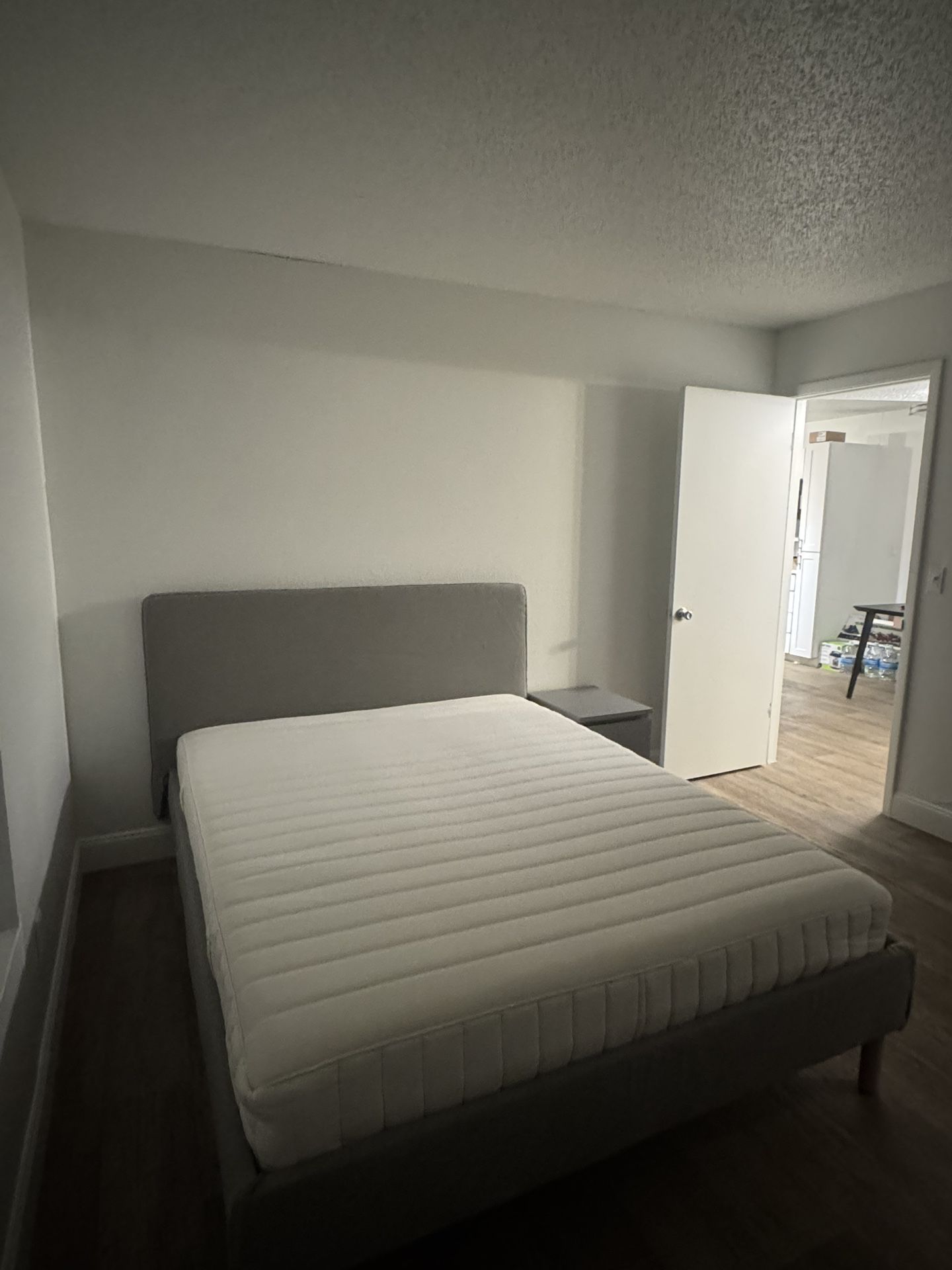 Queen Bedframe + Slated Bed Base