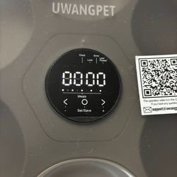 Wireless Automatic Cat Feeder with 4 Ice Packs,6-Compartment Feeding Tray,Rechargeable High-Capacity Battery Timer Cat Feeder,for Cats and Small Dogs 