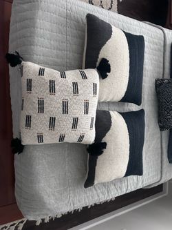 Crate & Barrel accent pillows