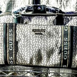 New Guess Wheeled Duffle Bag 