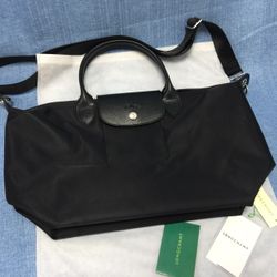 Longchamp Le Pliage Neo Tote Bag size  Large Black