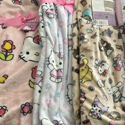 Hello Kitty Throw Blankets $35 Each
