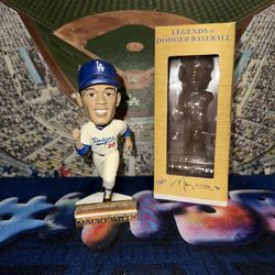 Dodgers Bobbleheads Bobble Heads Maury Wills 