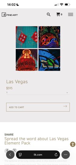 Lik Fine Art Las Vegas Element Pack