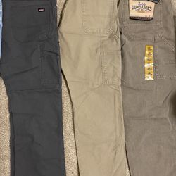 Carpenter Pants for work like new ,levi strauss,dickies,wangler,Lee Dungarees all for $60