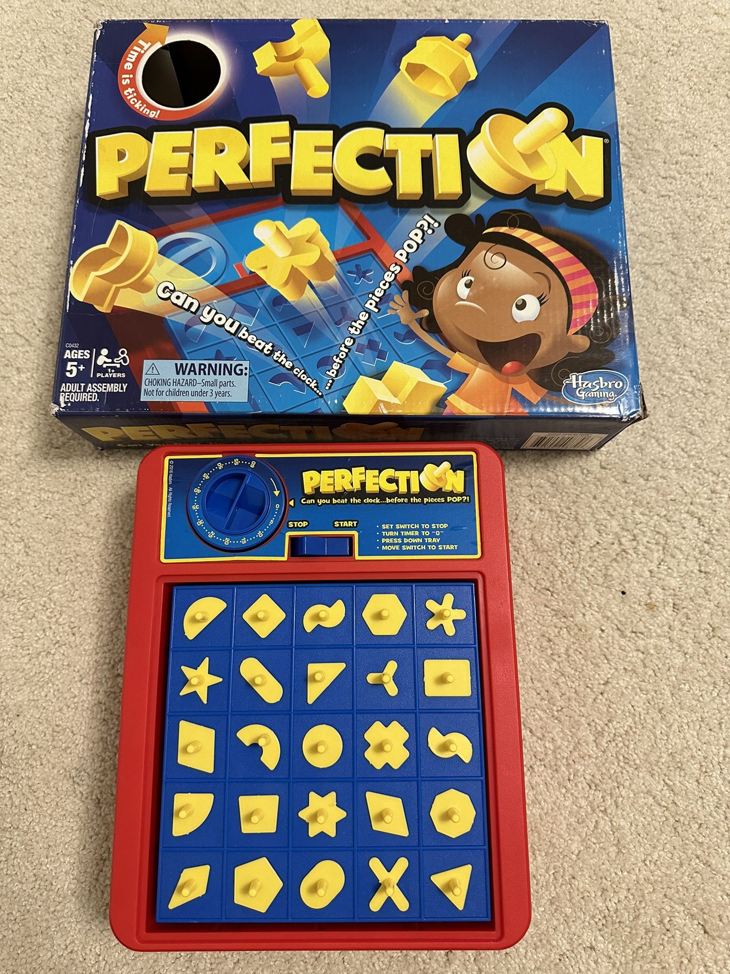 Hasbro Gaming Perfection Game for Preschoolers and Kids 