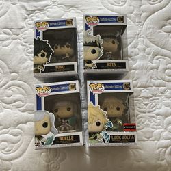 Black clover Funko Pops