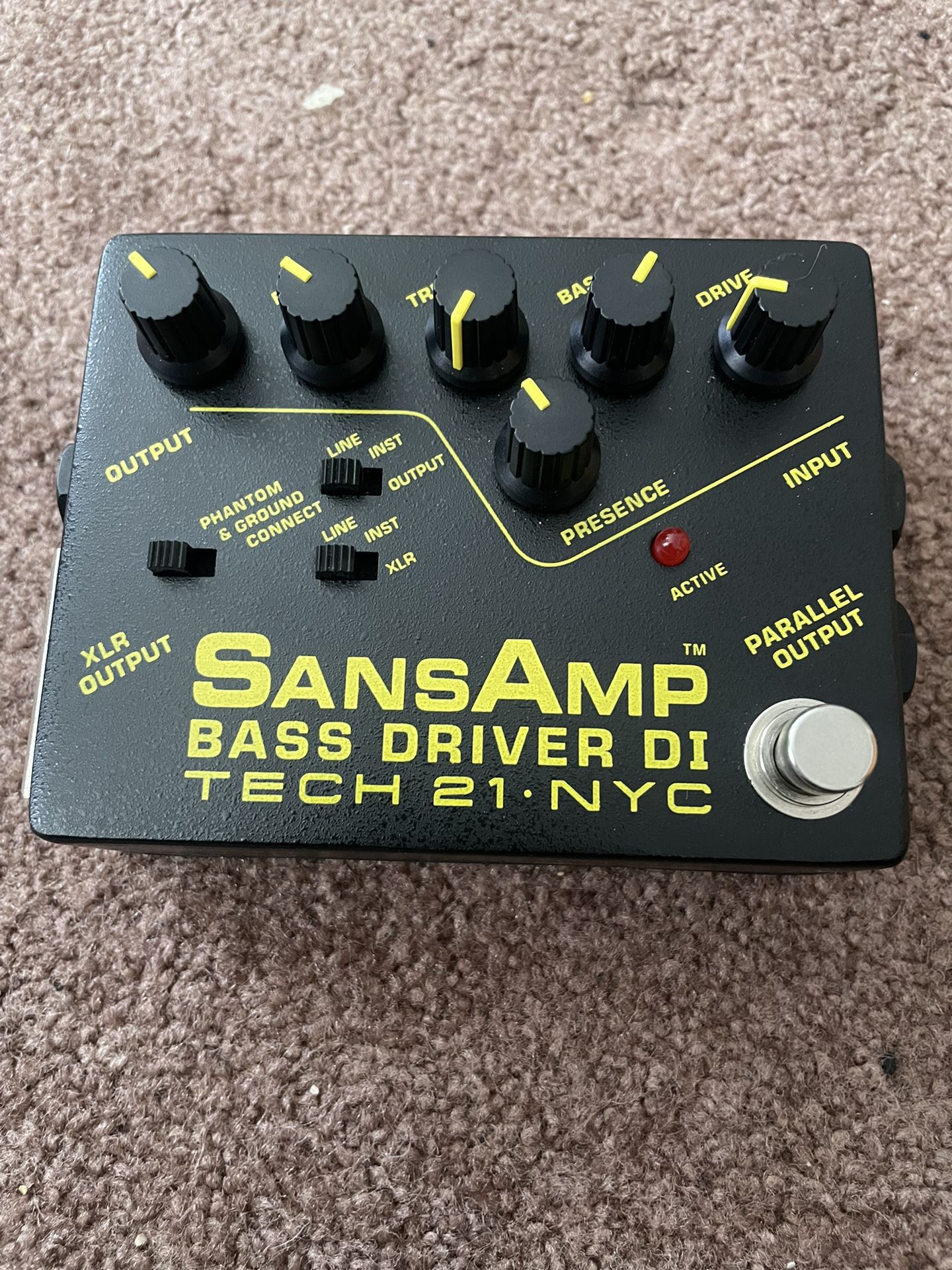 Sans amp bass driver DI tech 21 NYC