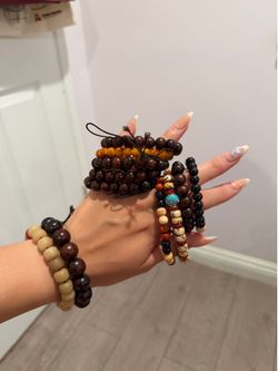 Real wood bracelets