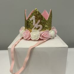 Baby 1/2 Birthday Crown 