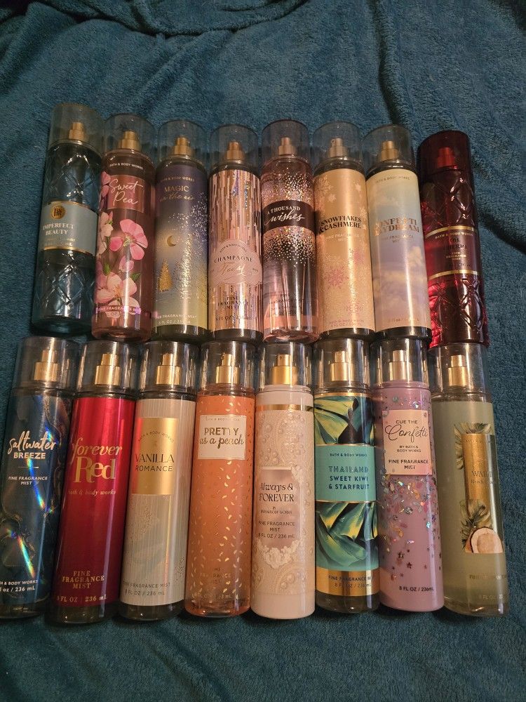 Bath& Body Works Sprays