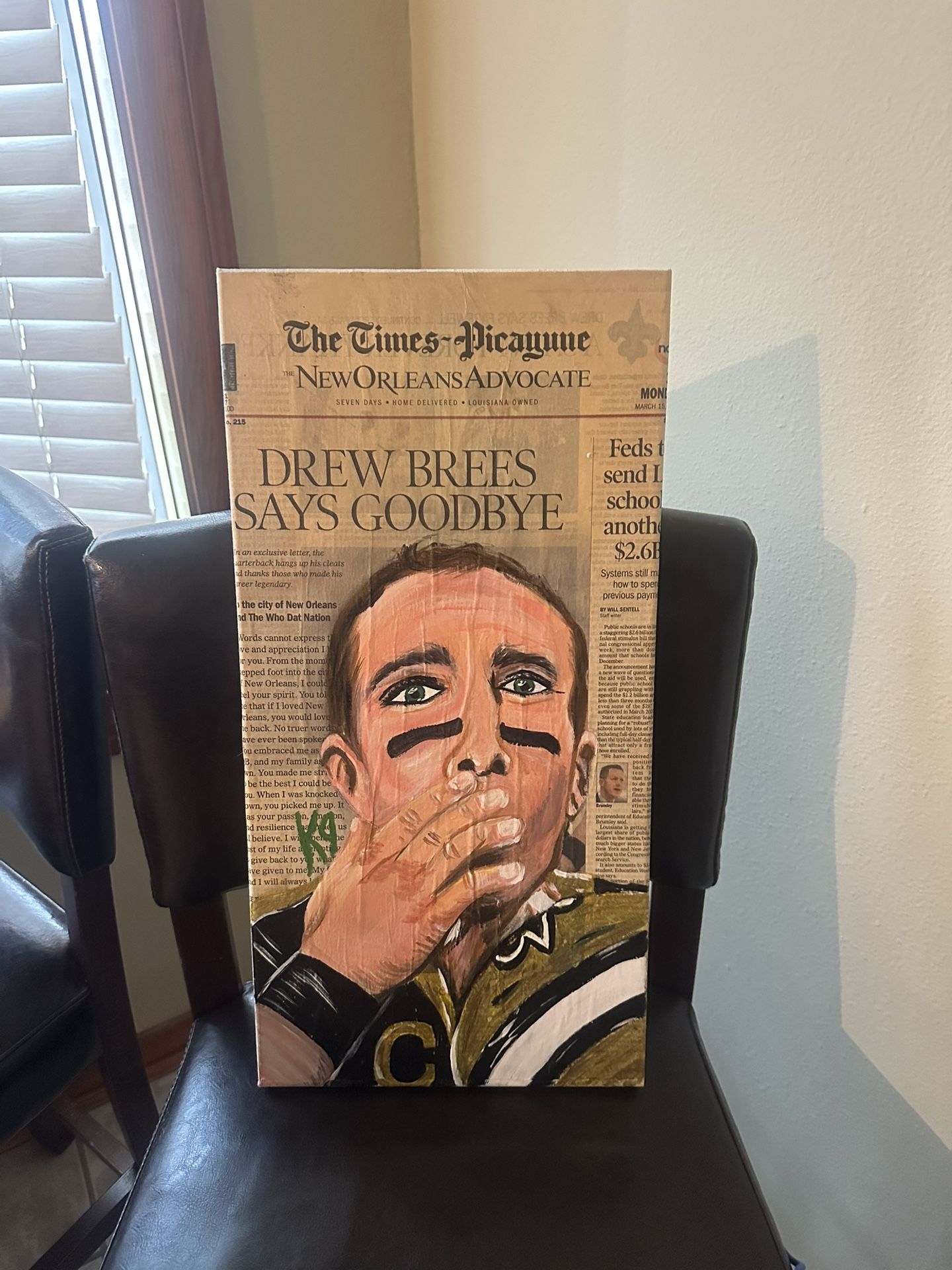 Drew Brees Artwork