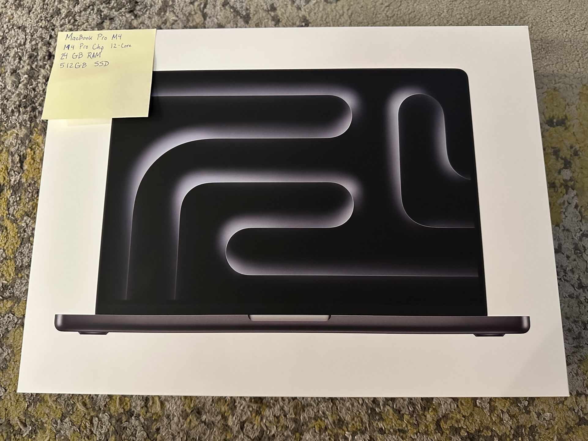 New Apple MacBook Pro 14” M4 Pro Chip 512GB 24GB RAM Space Black 