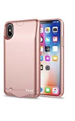 iPhone X battery case, Emishine 5200mAh Slim rechargeable case