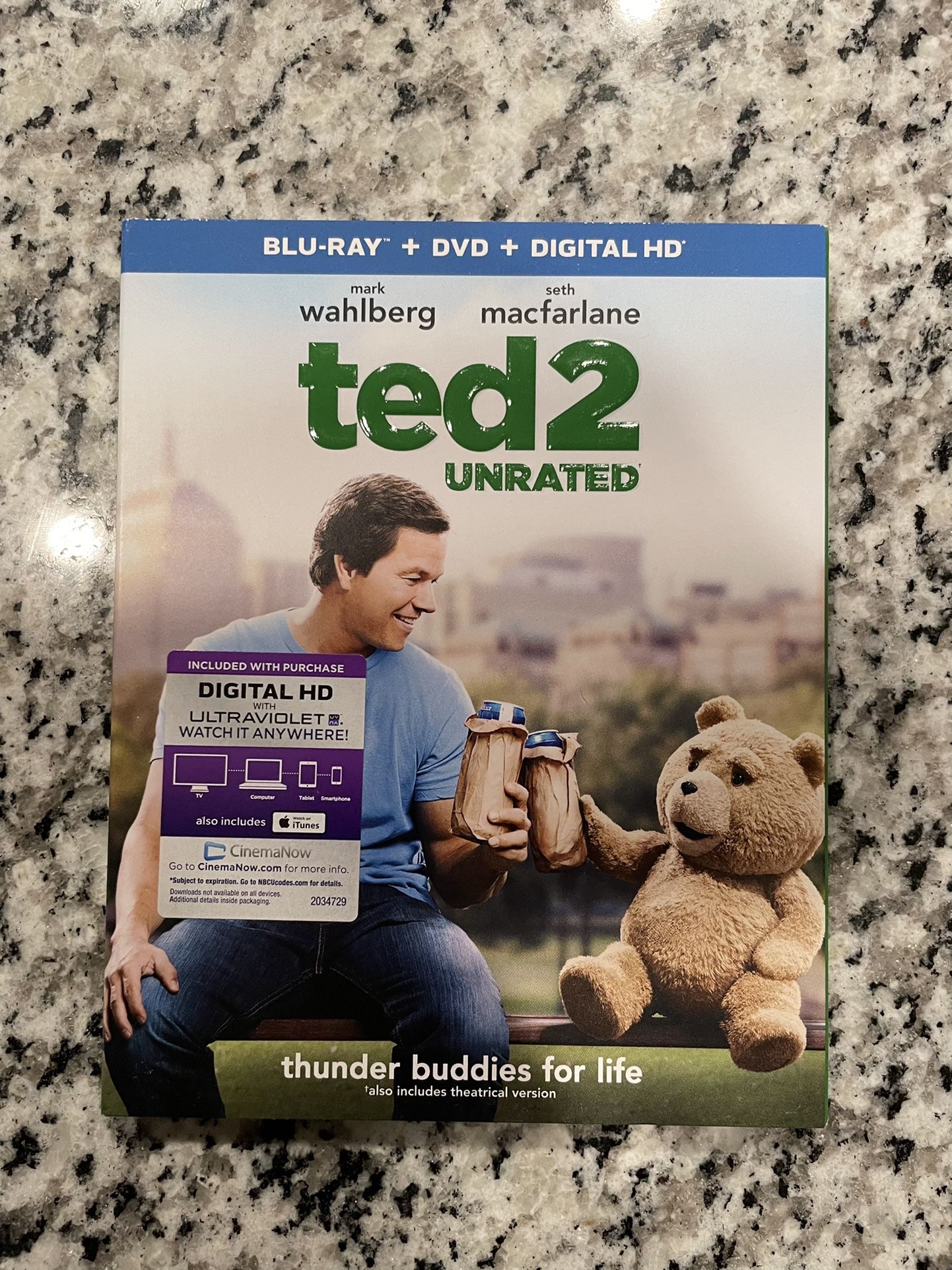 Ted 2 Bluray/DVD/Digital