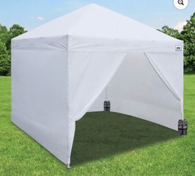 Brand NEW Heavy-Duty E-Z up, COUPWH10SC Instant Commercial Steel Framed 10' X 10' Canopy