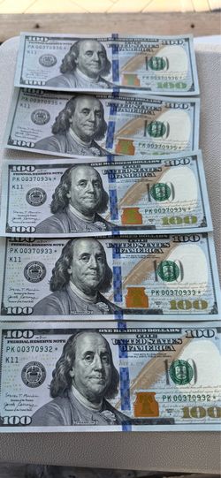 Hundred dollar star Notes error