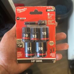 Milwaukee 3/8th Drive Socket Set