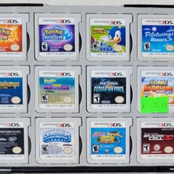Nintendo 3ds Games For Sale*please Read