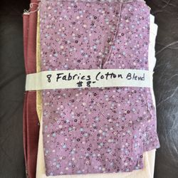 8 COTTON BLEND FABRICS 