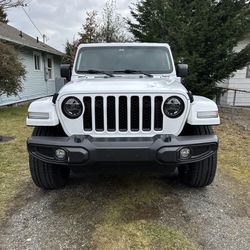 White 2021 Jeep Wrangler 4xe - Fully Loaded