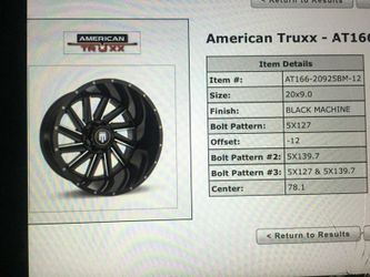 20x9 5lug wrangler/Ram