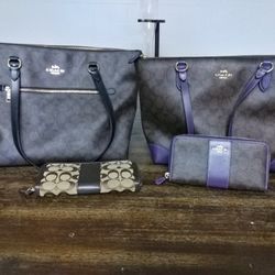 Coach Purses & Wallet Perfect Condition 