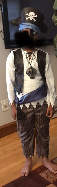 Pirate Halloween costume size 8