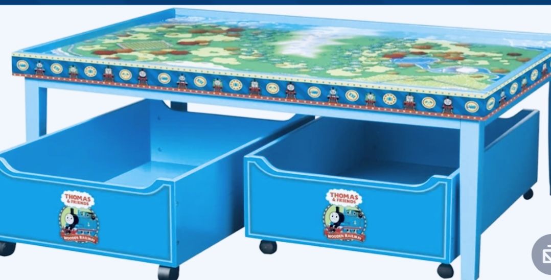 SOLID WOOD THOMAS THE TRAIN PLAYTABLE SET