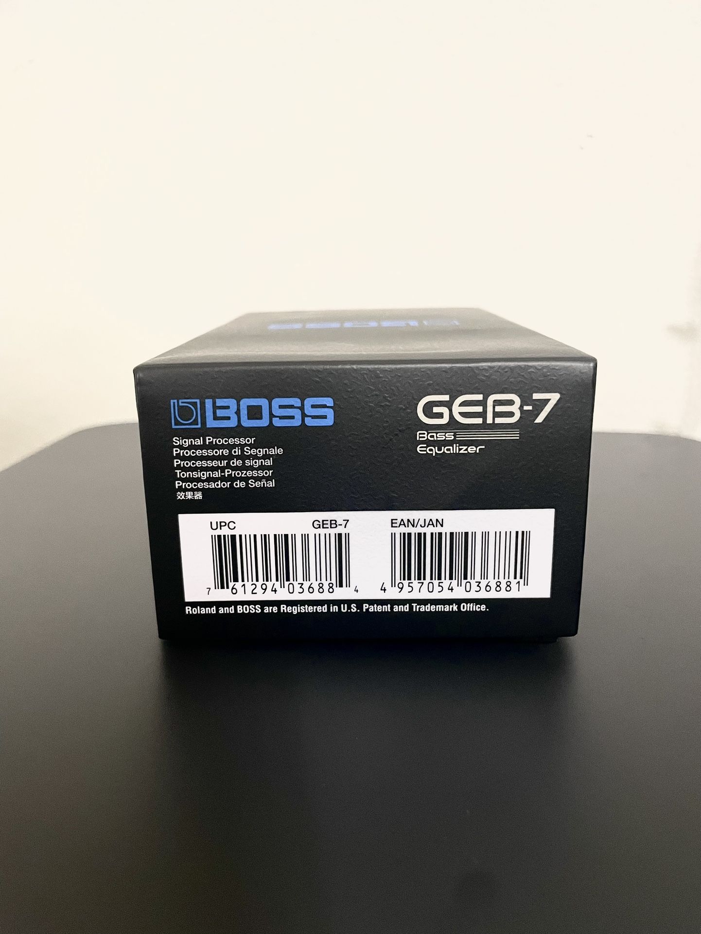 BOSS GEB-7 Bass Guitar Equalizer Pedal