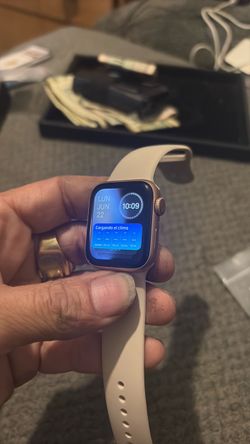 Apple Watch Gold Aluminum with Sport Band