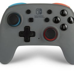 Title PowerA PowerA Nano Enhanced Wireless Controller for Nintendo Switch - Grey-Neon brand new sealed