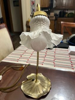 Vintage Lilly pad lamp