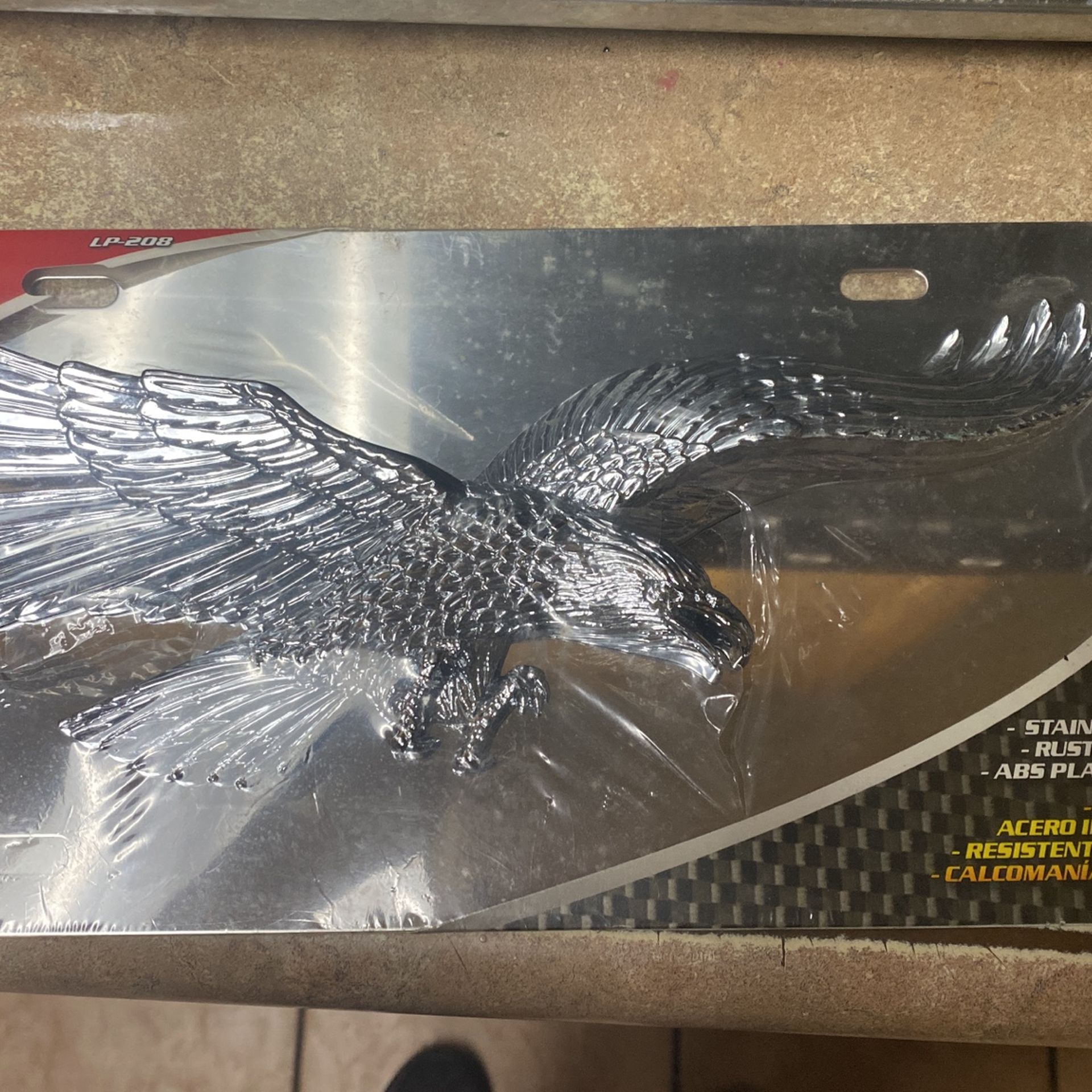 3 D Eagle License Plate New