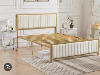Bed frame full size with drawers/ cama matrimonial