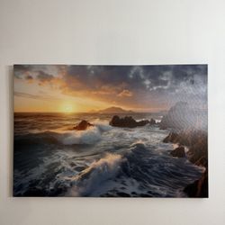 Coastal View – Large Canvas Art (47 × 32)