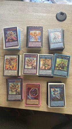 Yugioh deck collection